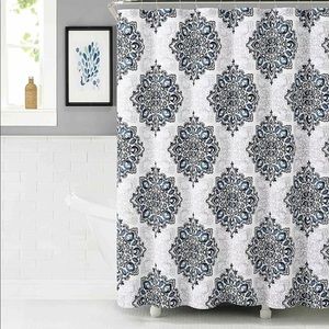Hudson & Essex Tranquility Fabric Shower Curtain